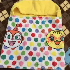 アンパンマンフード付きタオル