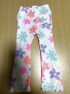zarababy フレアリブパンツ　花柄　92cm