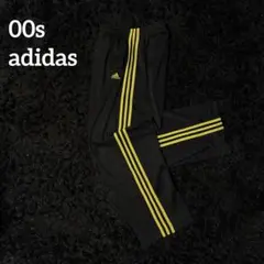 00s adidas ワイドストレートトラックパンツ モード y2k