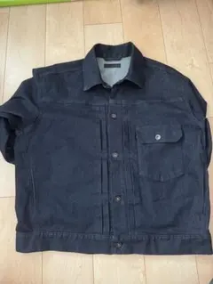 【美品】UNIQLO 1st デニムジャケット L 濃紺 449616