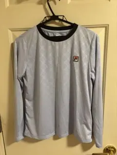 FILA 長袖Tシャツ ライトブルー L