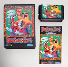 【動作確認済】トージャム&アール メガドライブ用ソフト 箱・説明書あり MD