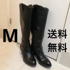 ロングブーツ　黒　Mサイズ