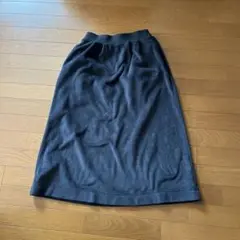ダークグレー ロングスカート Lサイズ