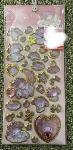 マイメロディ キラリンジュエリーステッカー