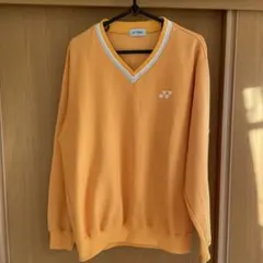 YONEX オレンジ Vネック Lサイズ