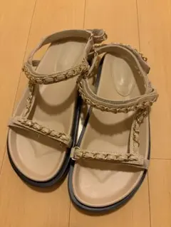 MOHI⭐︎チェーンサンダル23.5cmモヒフラットサンダルバンヤードストームのサムネイル