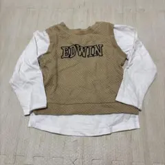 EDWIN レイヤード風長袖カットソー