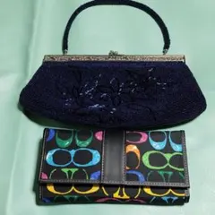 再々お値引き！中古品。ビーズバッグ。フォーマル。