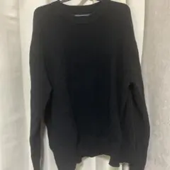 無印良品 黒 M ニットセーター