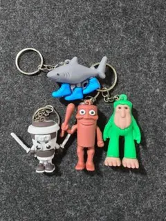 イタリアンブレインロット新品キーホルダー4個セット トゥントゥントゥンサフール