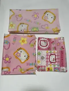 ハローキティ 布 生地　ハギレ　端切れ