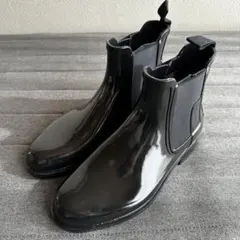 HUNTER ハンター　ブラック チェルシーブーツ