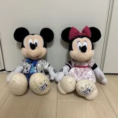 ディズニーランド　25周年　ミッキー　ミニー　ぬいぐるみ