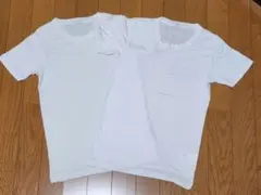 トップバリュピースフィットウォーム半袖140cm ホワイト 2枚