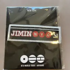 ✴︎ニューヨーク限定品✴︎BTS アリラン　ワッペン　ピンバッジ　Jimin ✴︎ラスト一個✴︎ニューヨーク限定品✴︎BTS アリラン ワッペン
