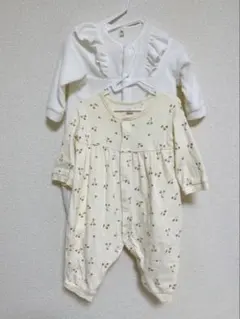 【美品】ベビーロンパース 2点セット 70サイズ