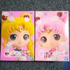 美少女戦士セーラームーン　Qposket　フィギュア　ムーン　ちびムーン　A B