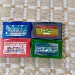 ゲームボーイアドバンスソフト、ポケットモンスターシリーズまとめ売りです。