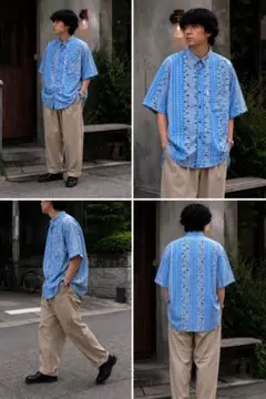 コロンビア　PFG パナマシャツ　アロハ　フィッシングシャツのサムネイル