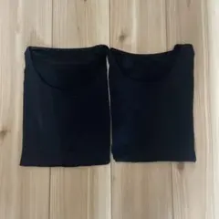 【しまむらCLOSSHI】メンズ ブラック クルーネック Tシャツ 2枚セットのサムネイル