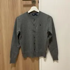 ポロ・ラルフローレン グレー 長袖カーディガン