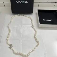 CHANEL パール ロングネックレス ココマークのサムネイル