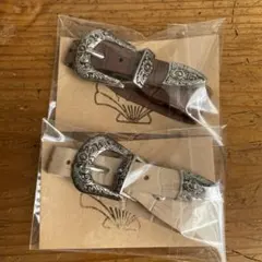 レザー製ブレスレット2個セット