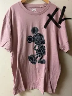 UT ミッキーマウス グラフィックTシャツ スタンズ　XL ピンク