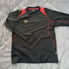 Mizuno 長袖 ウォームアップウェア 黒/赤