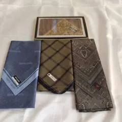 メンズハンカチ４枚セット