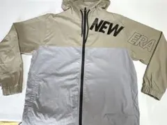 NEW ERA ナイロンジャケット ベージュ/グレー