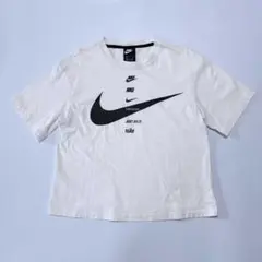 【Swoosh】NIKE ビッグ スウッシュ ユニセックス Tシャツ 半袖 白