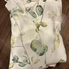 NITORI ドレープカーテン リーフ柄　約100cm×110cm 2枚
