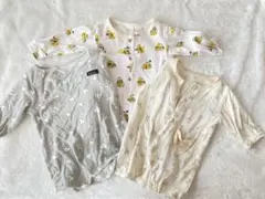 ロンパース 3点セット 50〜60cm 小さめ　綿100%