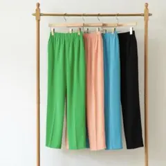 searoomlynn 美品 lightテーパードプレスパンツ　サンゴ Sサイズのサムネイル