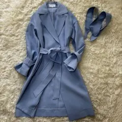 UNTITLED✨ダブルフェイス　ベルテッドコート　パステルカラー　春コーデ現行