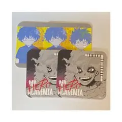 僕のヒーローアカデミア 原画展　アートコースター　緑谷出久 死柄木弔