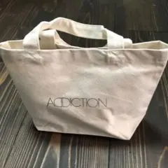ADDICTION キャンパス生地　トートバック　新品