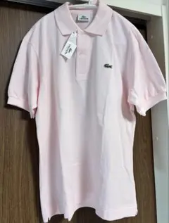 【タグ付未使用】　ラコステ L1212X ポロシャツ　LACOSTE　ピンク　Lのサムネイル