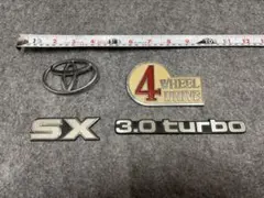 トヨタ エンブレム 4点セット 4WD SX 3.0 turbo