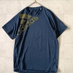 456様リクエストアディダス 半袖Tシャツ ネイビー メンズ　機能性　L