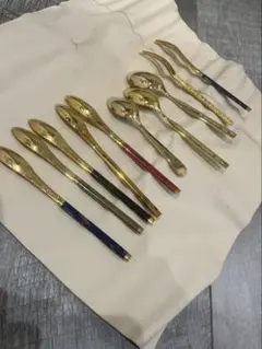 レトロ カトラリーセット スプーン フォーク まとめ売り 18-8 ステンレス