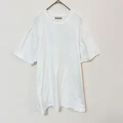 エンポリオアルマーニ　Tシャツ　メンズフリーサイズ　白色　後プリント　綿100％