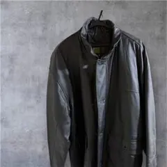 CROSS HAVEN ダークグレー レザージャケット M