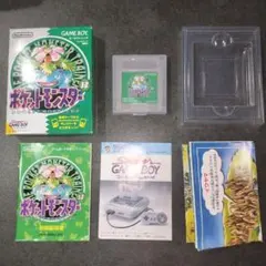 希少 初期ロット ポケモン 緑 バーコード大 22ゲームボーイソフト 