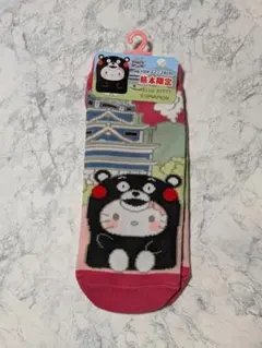 【熊本限定】ハローキティ × くまモン コラボ靴下（22-24cm）新品