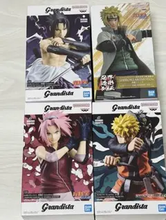 【未開封】NARUTO フィギュア 4点セット ナルト サスケ サクラ ミナト