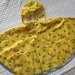 おさるのジョージ　レインポンチョ　90サイズ