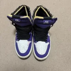 ネ*★様 nike Zoom Air ハイカットスニーカー 紫/白 27cm